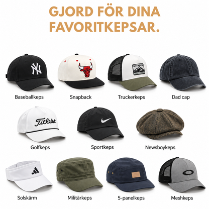 HatWash™ – Rena kepsar utan skrubbning eller förstörd form
